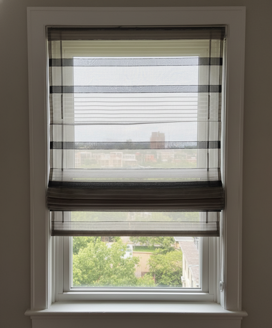 Római roló szürke-fekete